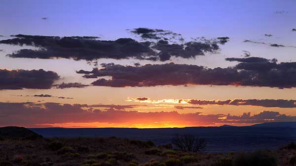 WESTMESA019 New Mexico Sunset